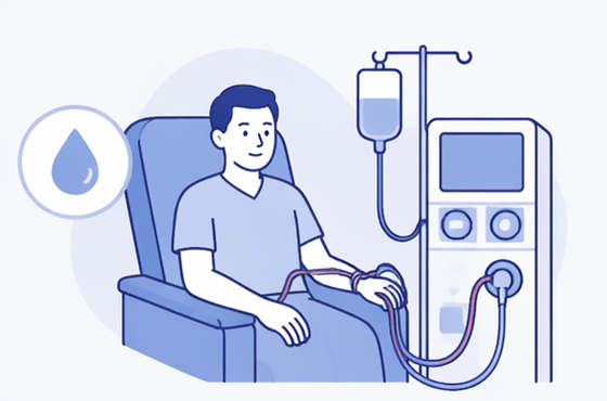 血液透析治療插圖